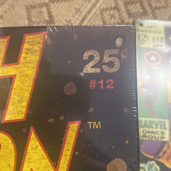 Marvel Captain America & Flash Gordon embossed Tin Metal SIGNS comic book - Picture 3 of 16